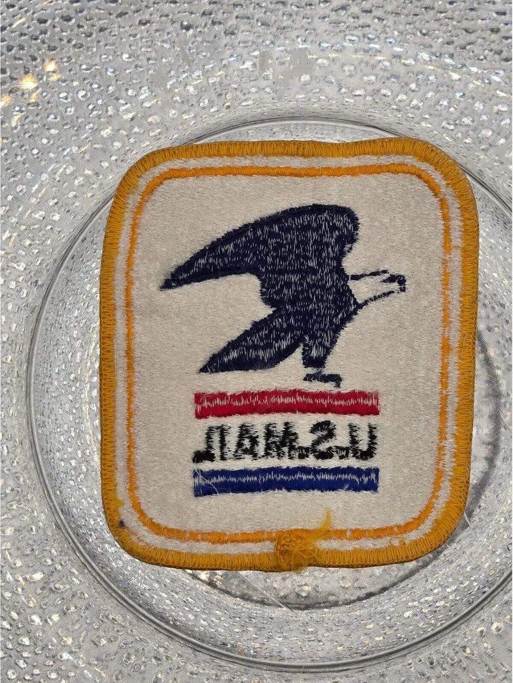 Vintage USPS Uniform Patch 1970s Unused uniform Patch, American Eagle